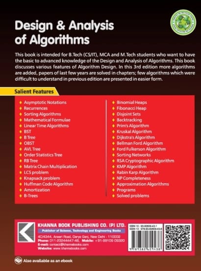 Design & Analysis of Algorithms