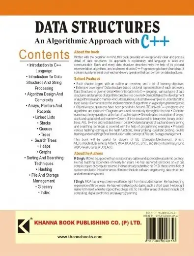 Data Structures - An Algorithmic Approach with C++ - Image 3