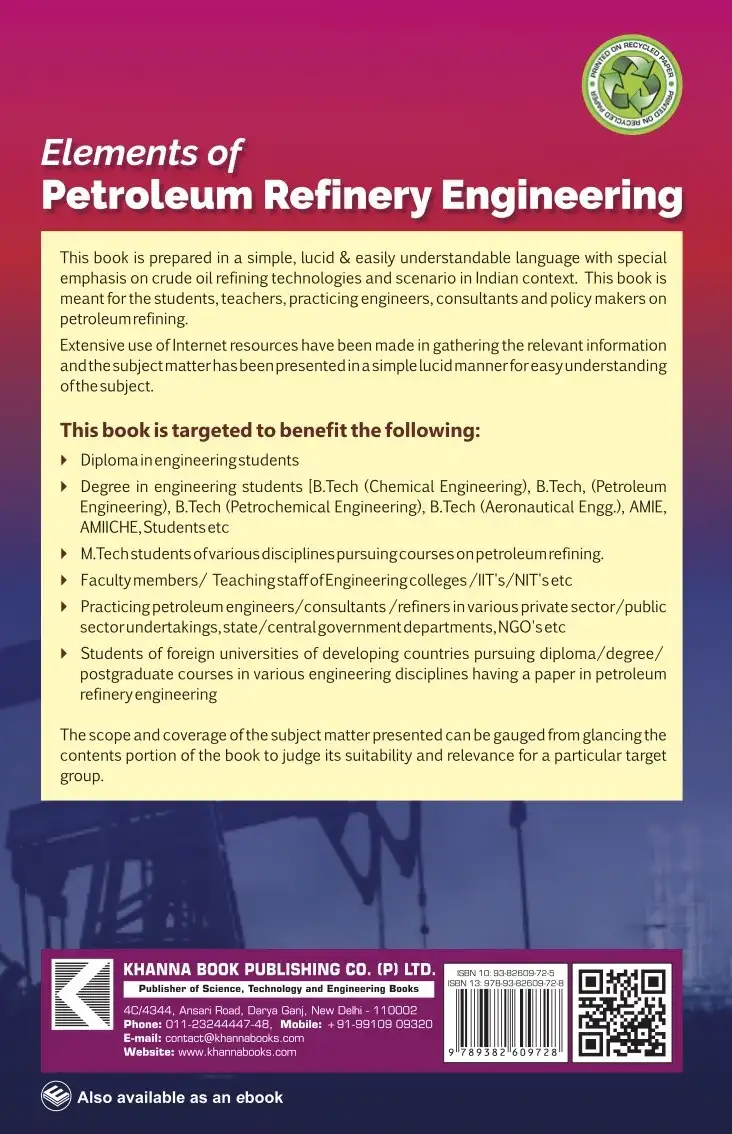 Elements of Petroleum Refinery Engineering - Image 3