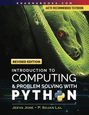 Introduction to Computing & Problem Solving With PYTHON