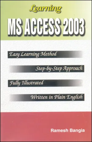 Learning MS Access 2003