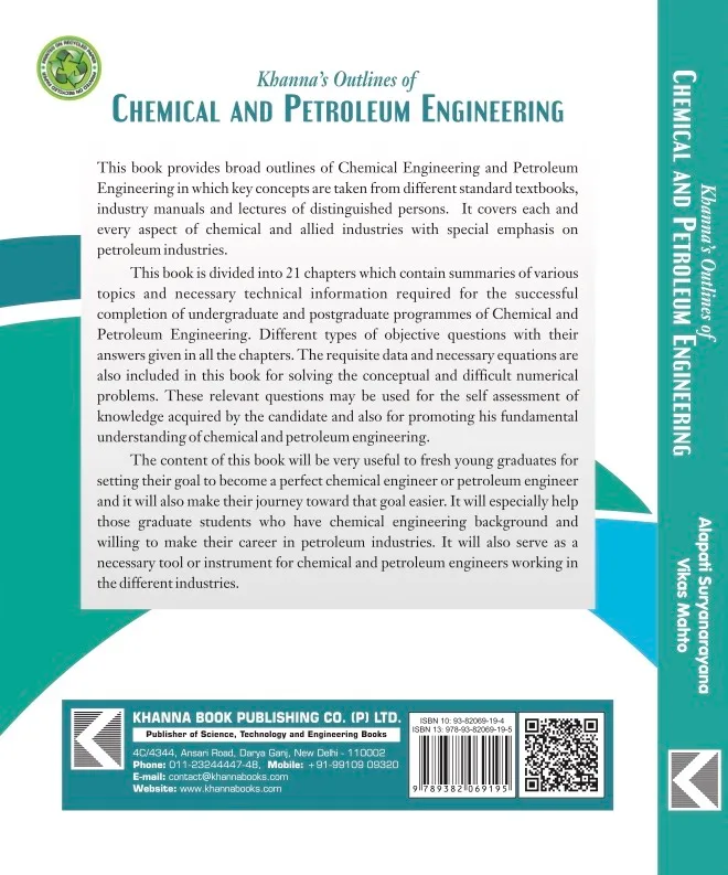 Khanna's Outlines of CHEMICAL & PETROLEUM ENGINEERING