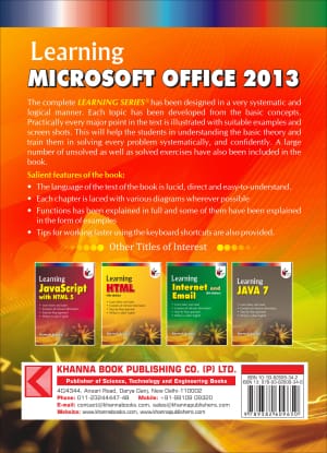 Learning Microsoft Office 2013