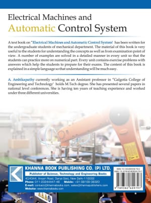 Electrical Machines & Automatic Control System