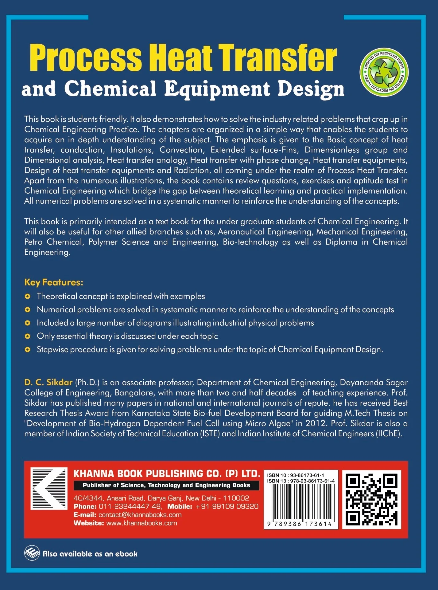 Process Heat Transfer and Chemical Equipment Design