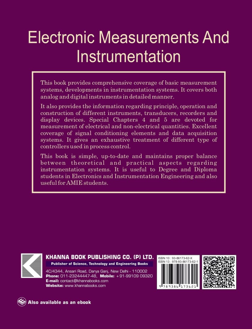 Electronics Measurements and Instrumentation Systems