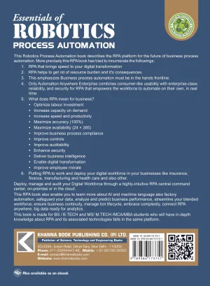 Essentials of Robotics Process Automation