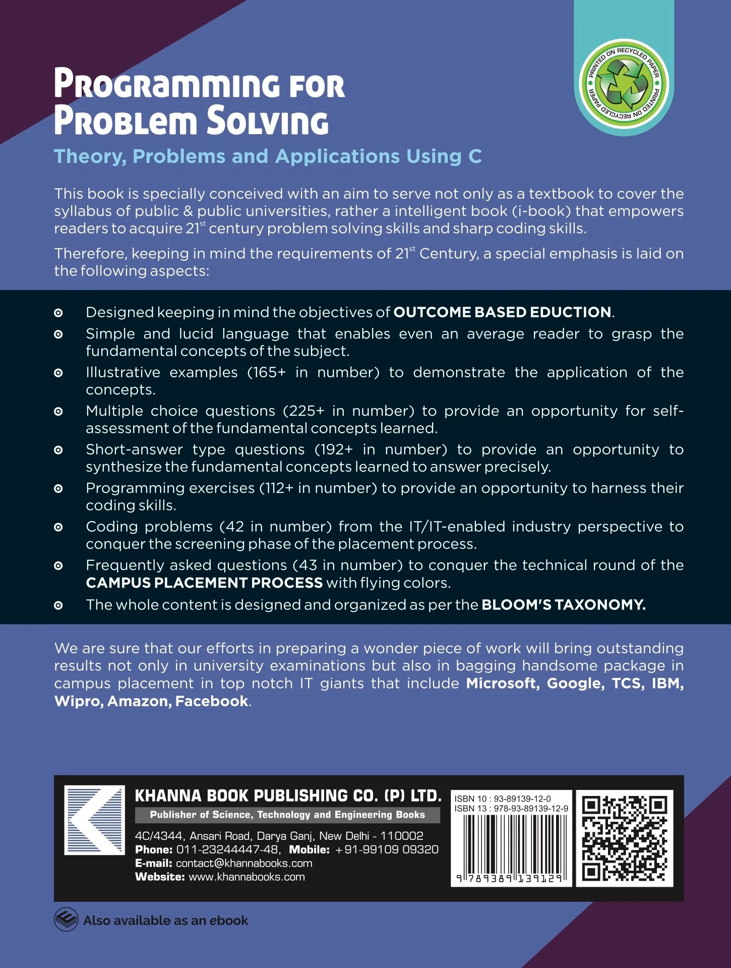 Programming for Problem Solving (Telangana & Andhra Pradesh)