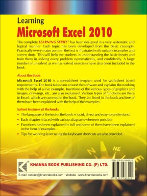 Learning Microsoft Excel 2010