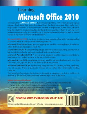 Learning Microsoft Office 2010