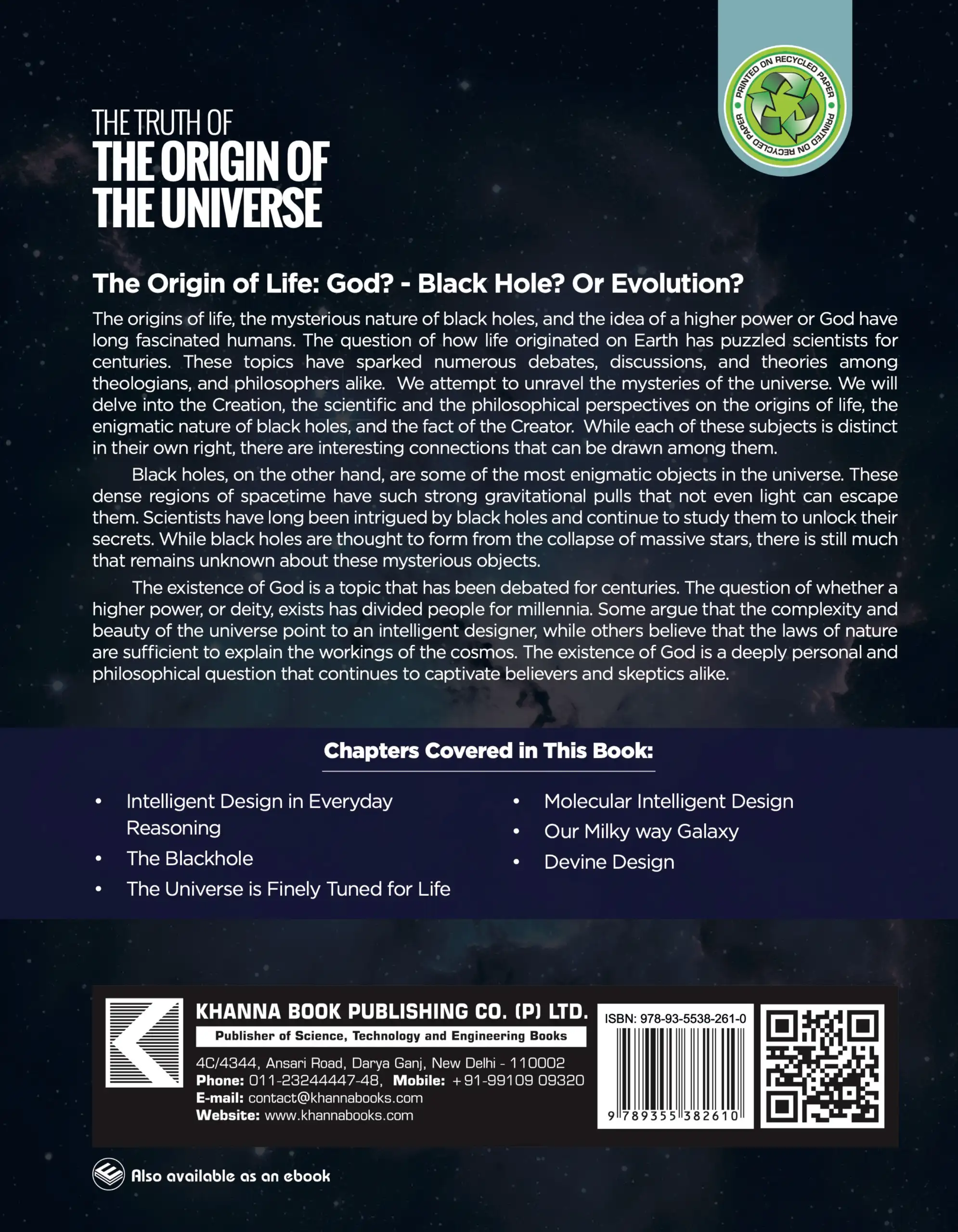 The Truth of The Origin of The Universe (Life Origin - Black Hole-God) Volume-2 - Image 3
