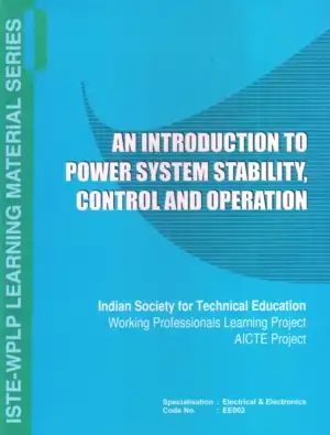 An Introduction to Power System Stability, Control and Operation