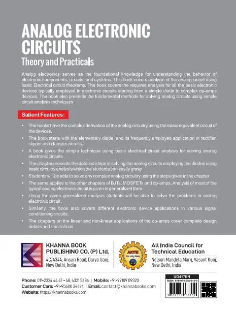 Analog Electronic Circuits: Theory and Practicals - Image 3